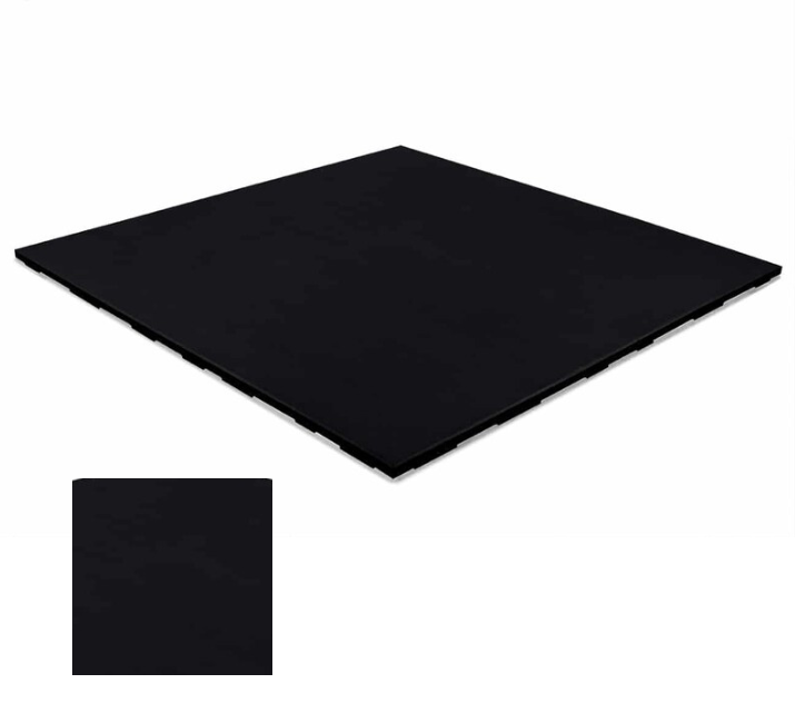 Connect tile -  20mm gulv - 100x100 cm. -  - Sort