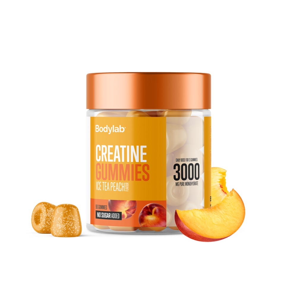Creatine Gummies (90 stk) - Ice Tea Peach