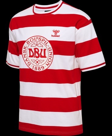 Danmark Fan T-shirt til EM 2024 - Herre XL