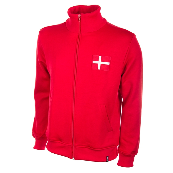 Danmark retro jakke fra 1970'erne – Fodboldfan must-have!