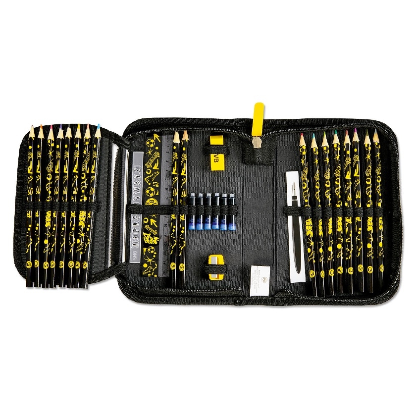 Dortmund filled pencil case - BVB Etui-one-size