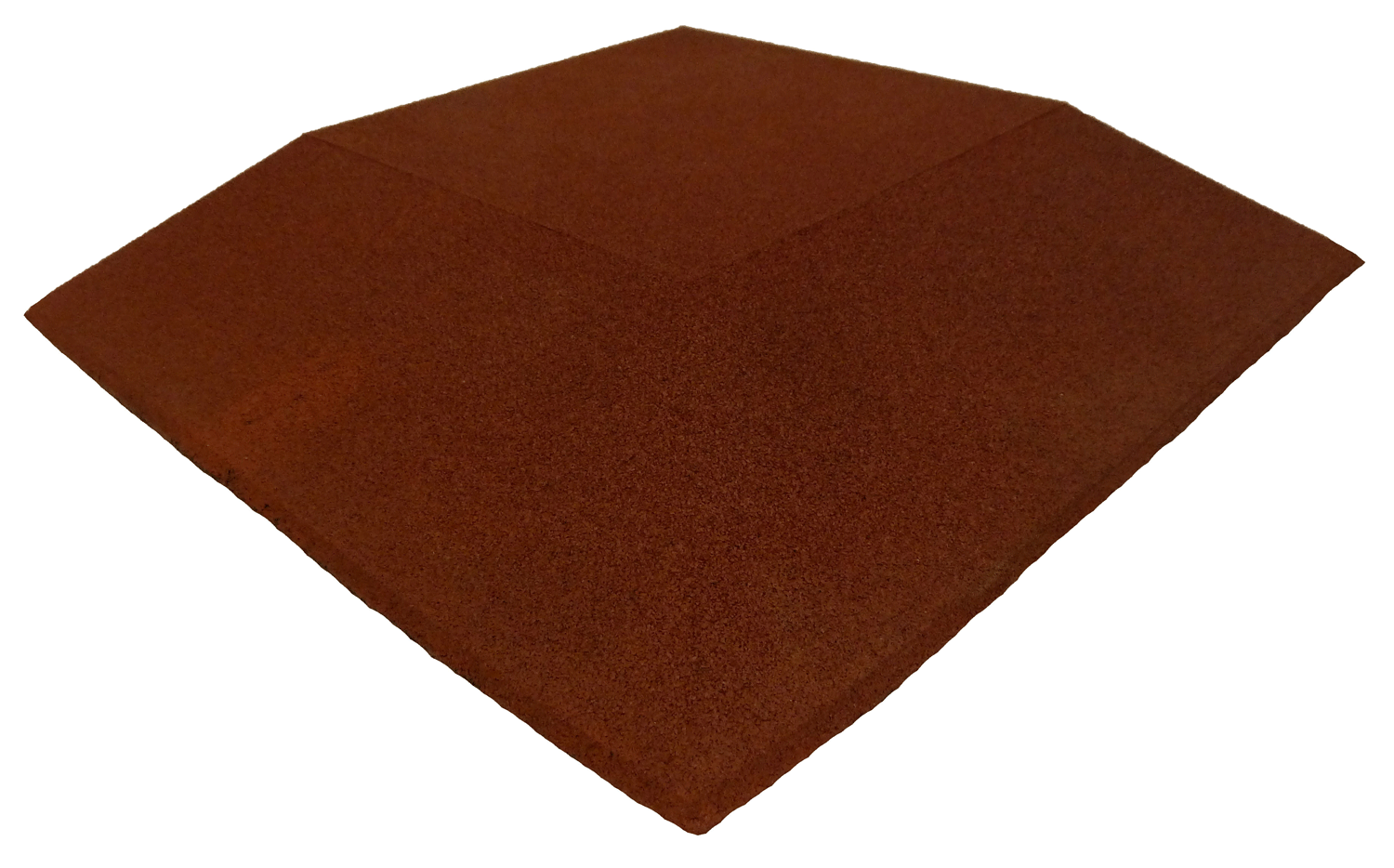ErgoPlay Gummifliser Hjørne 500x500 mm – Sikker Leg!