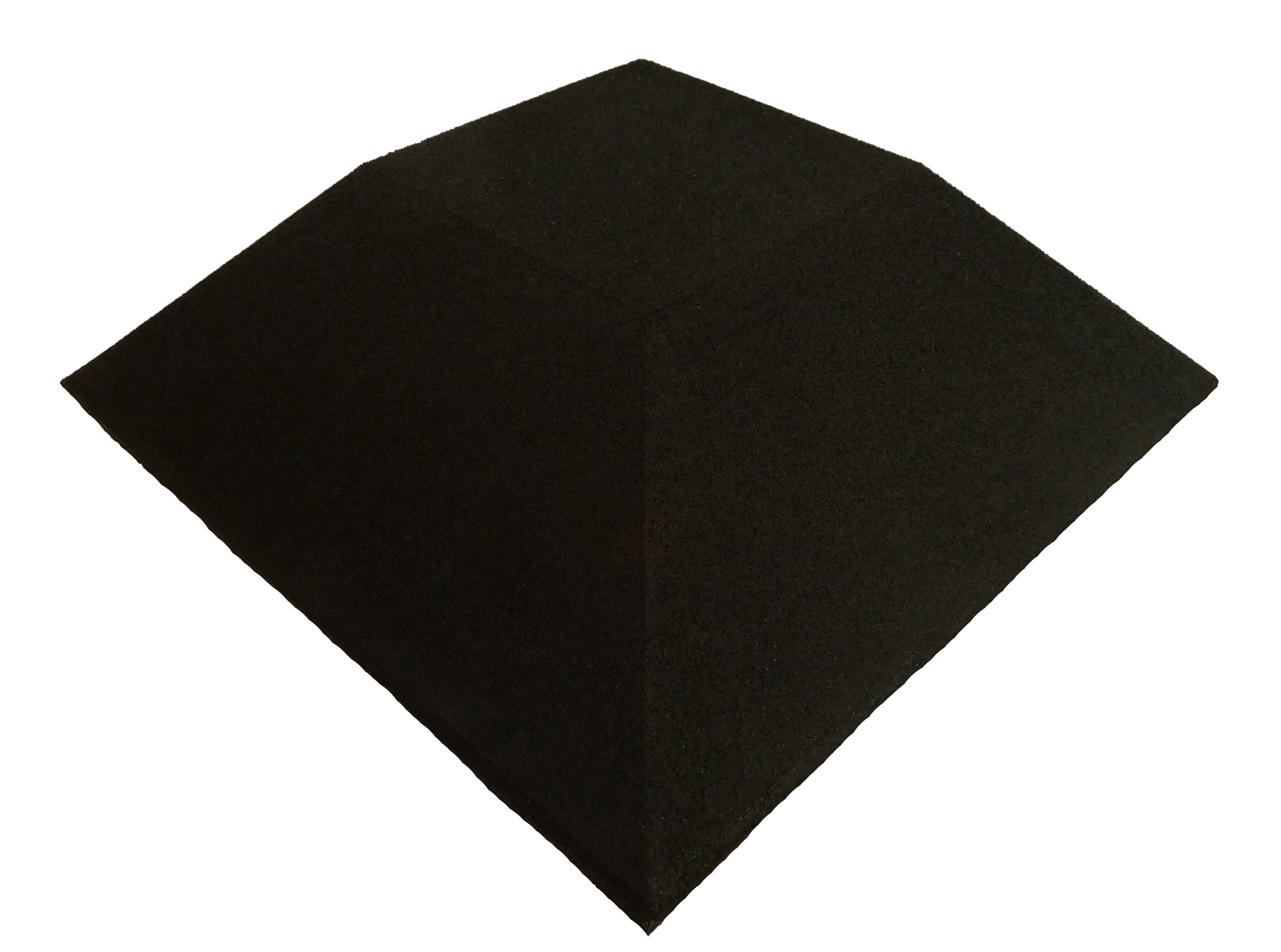 ErgoFloor – ErgoPlay Impact Gummifliser Hjørne Sort 500x500 mm