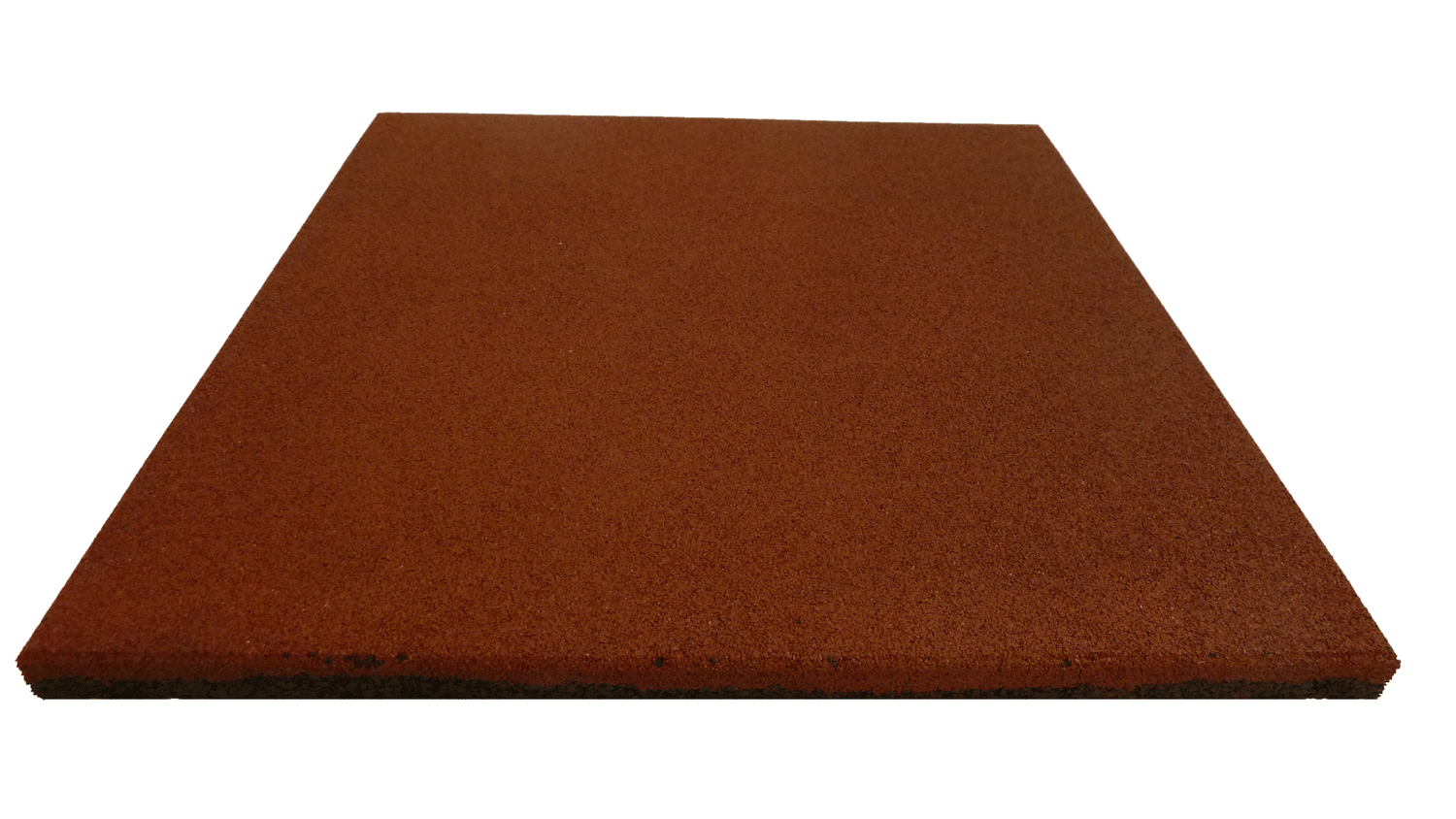 ErgoTile Quad Gummifliser 1000x1000 mm – Rød (C1) på tilbud!