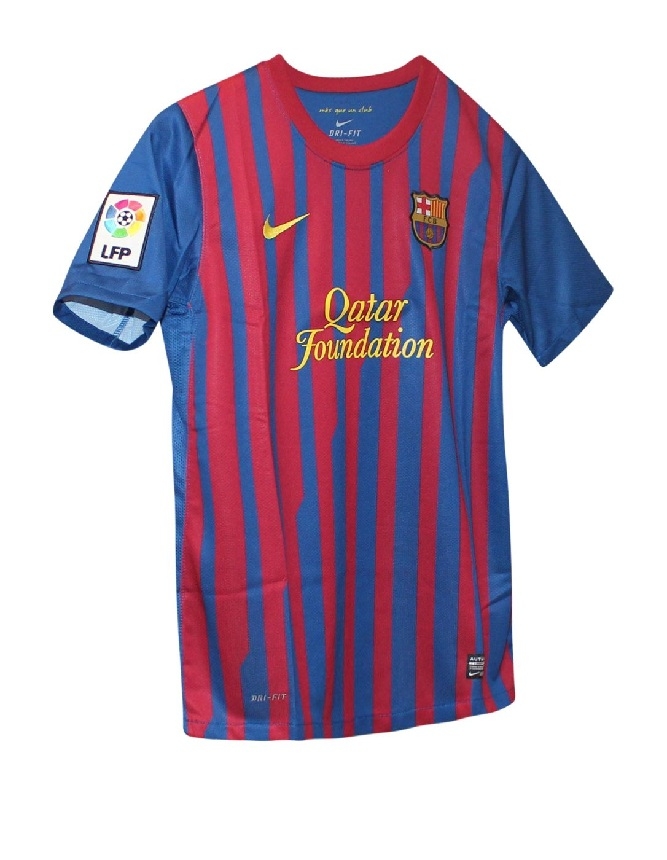 FC Barcelona hjemme trøje 2011/12 - Iniesta 8 - Ungdom