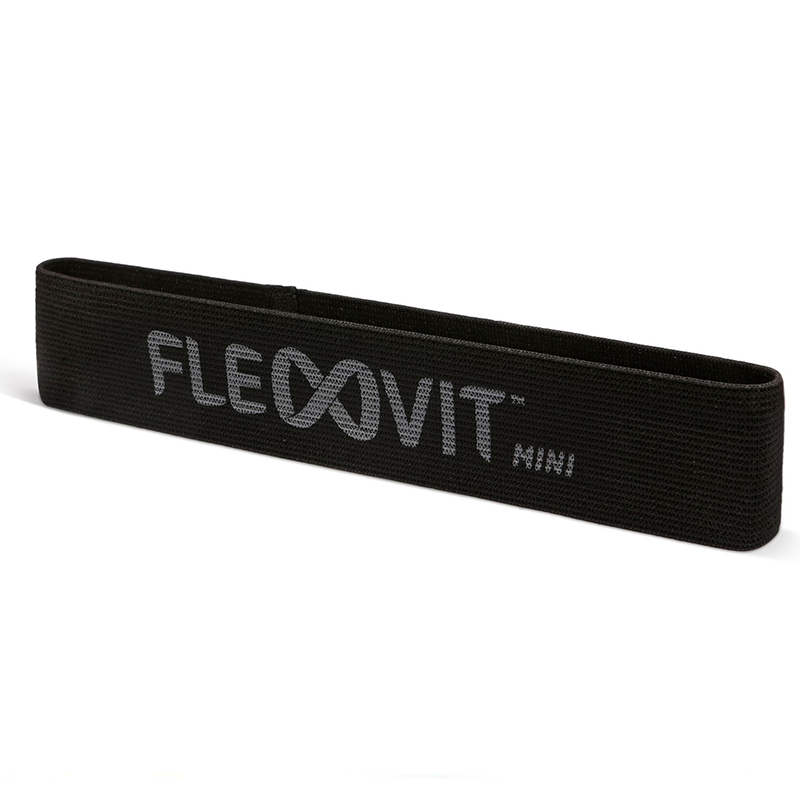 FLEXVIT ELITE mini træningselastik (Sort) - Fantastisk tilbud!