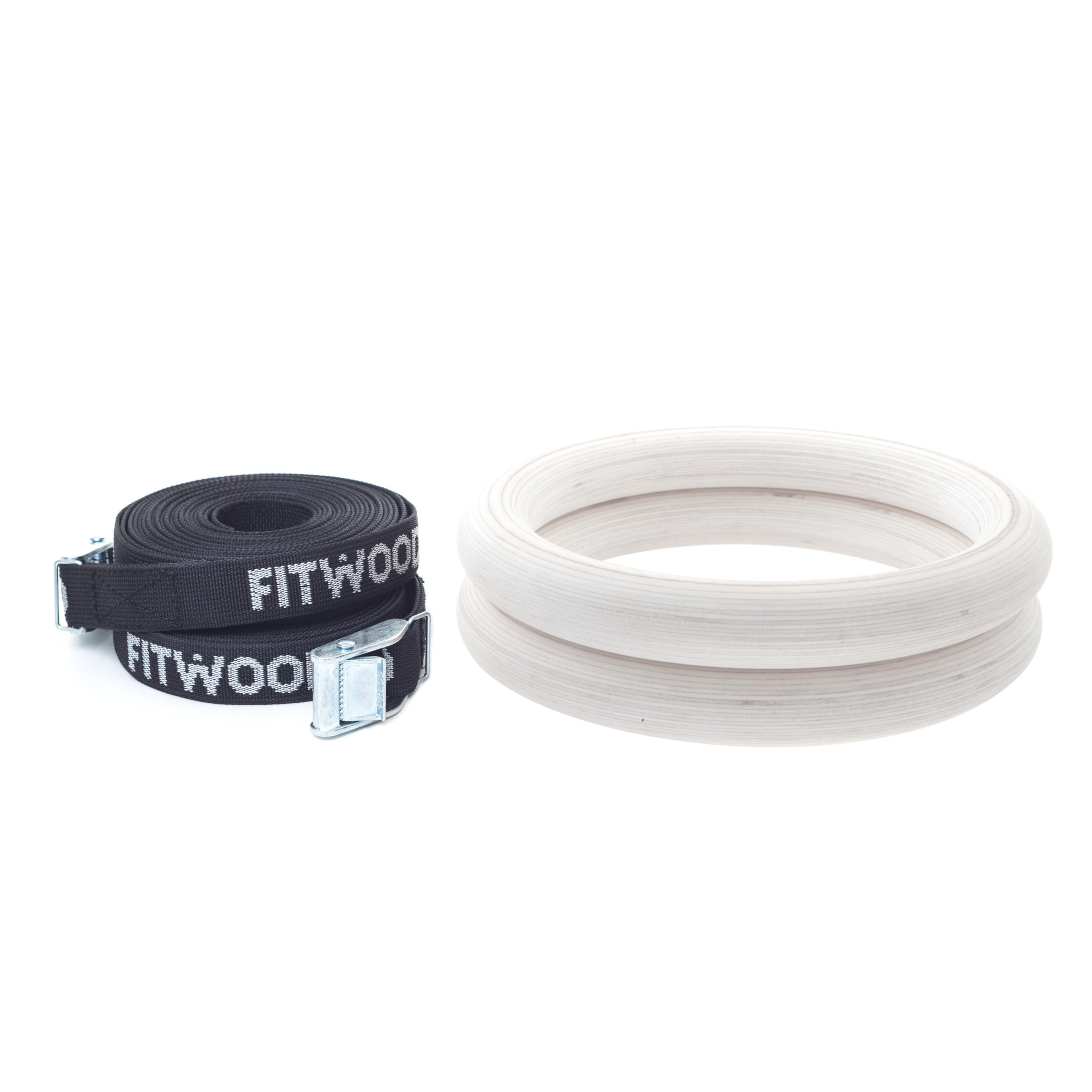 FitWood ULPU Gymnastikringe 28mm – Sort Træningsudsalg!