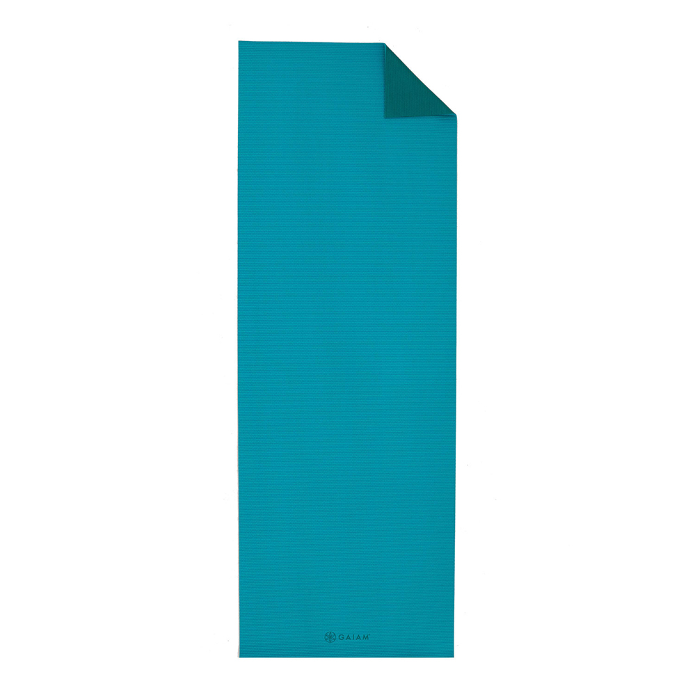 Gaiam Turquoise Sea Yogamåtte 3mm – Skridsikker Kvalitet