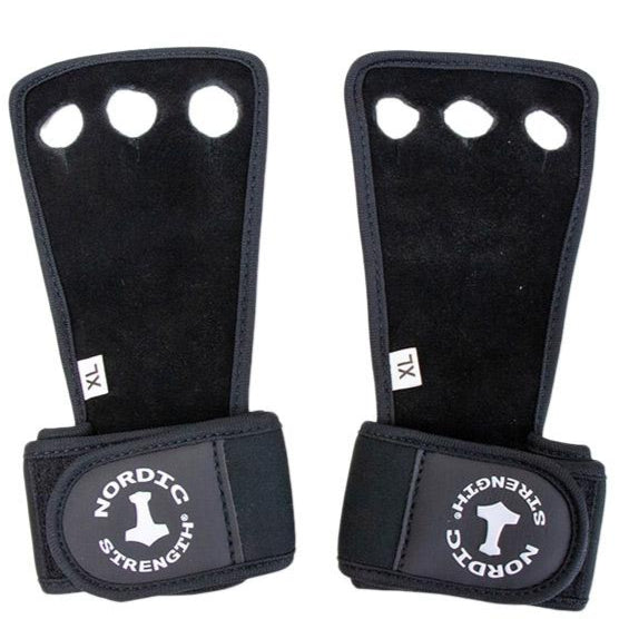 Grip Pads Pro med håndledsstøtte fra Nordic Strength