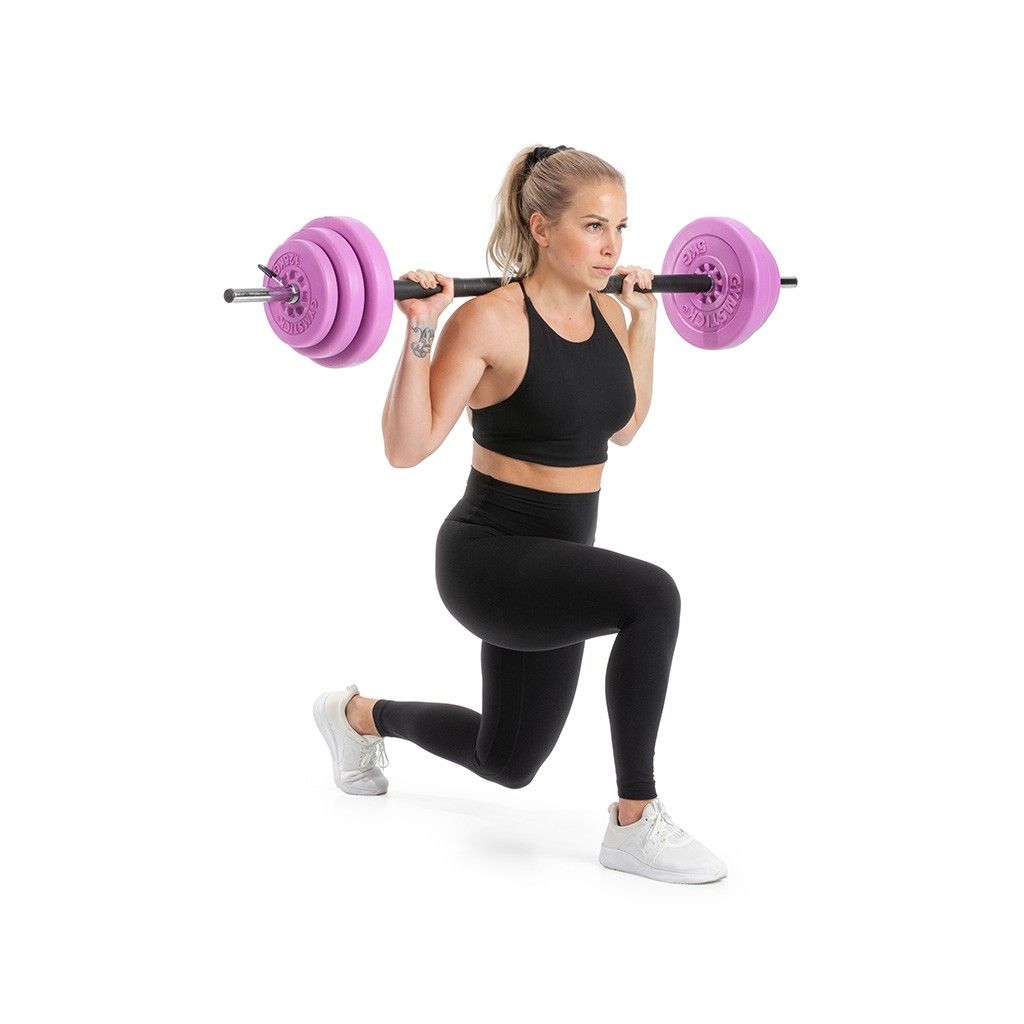 Gymstick Pink Pump Sæt 20kg – Ideelt til Hjemmetræning