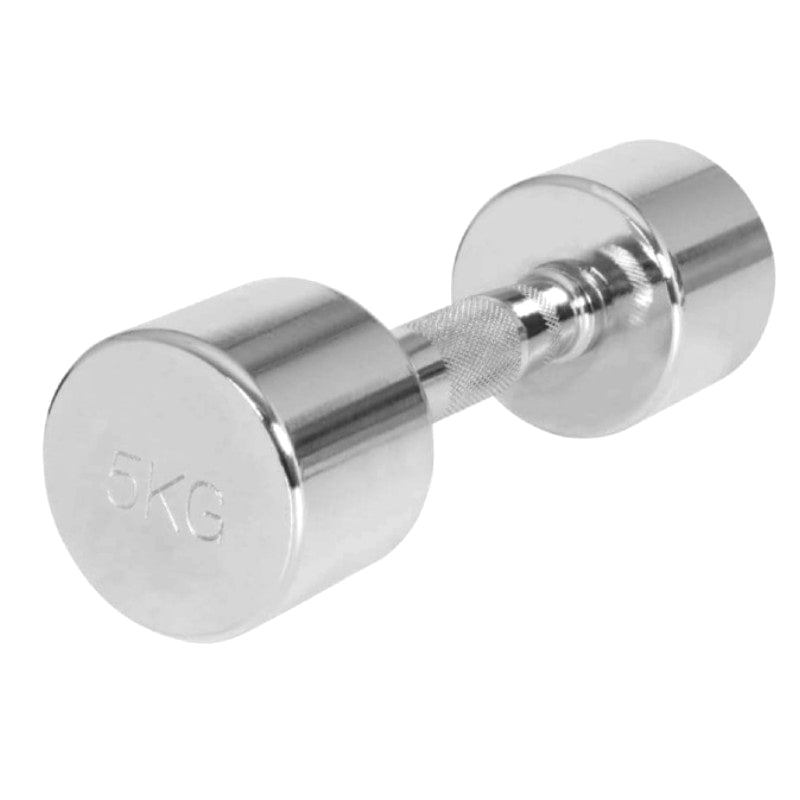 Håndvægt 5 kg i Chrome - Styrketræning til Lavpris!