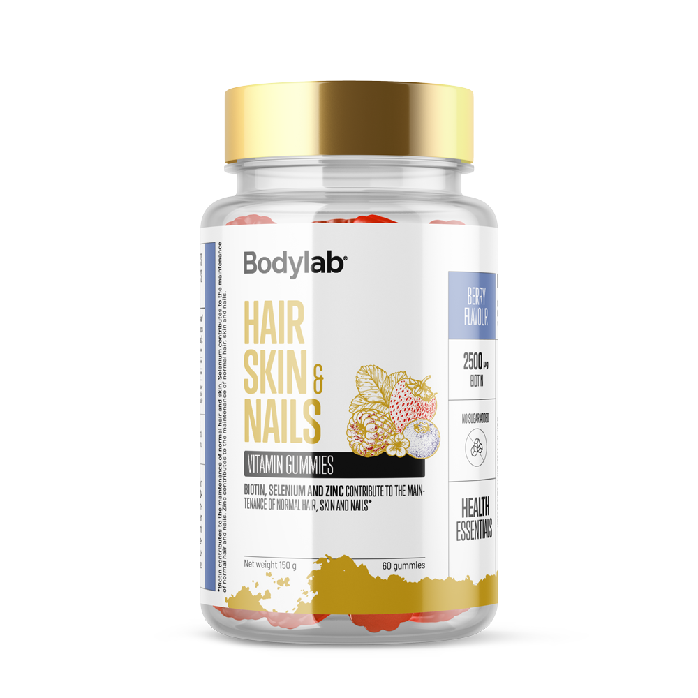 Hair Skin & Nails Gummies (60 stk) - Berry
