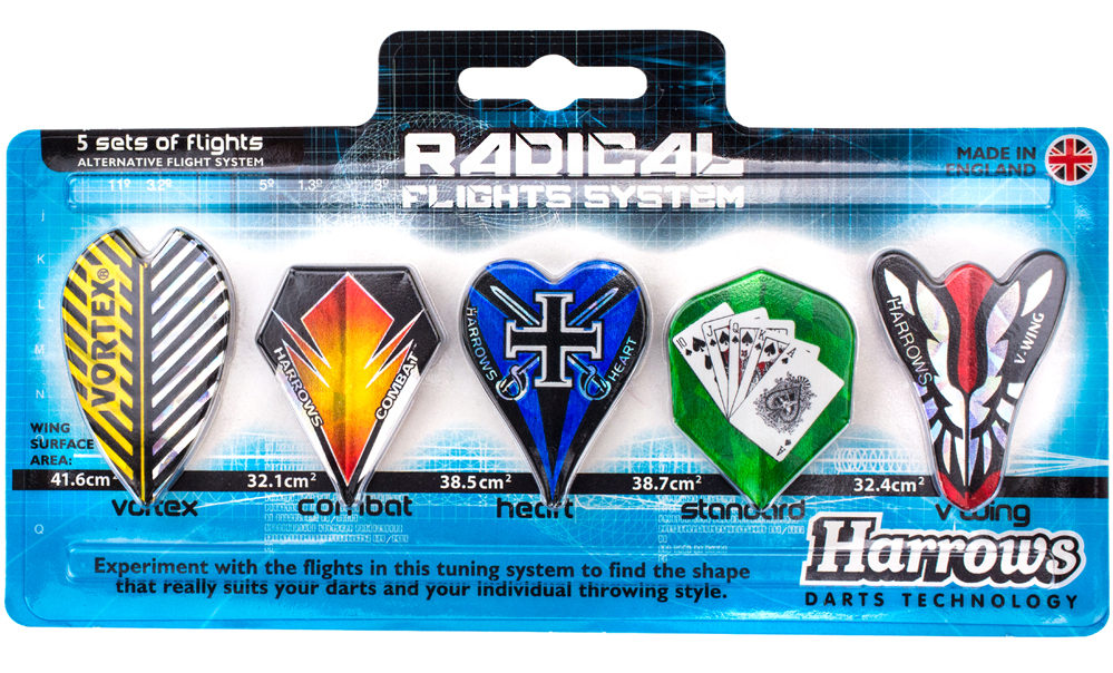 Harrows Flight Radical Tuning Kit til Dartpile - Optimer Dit Spil!