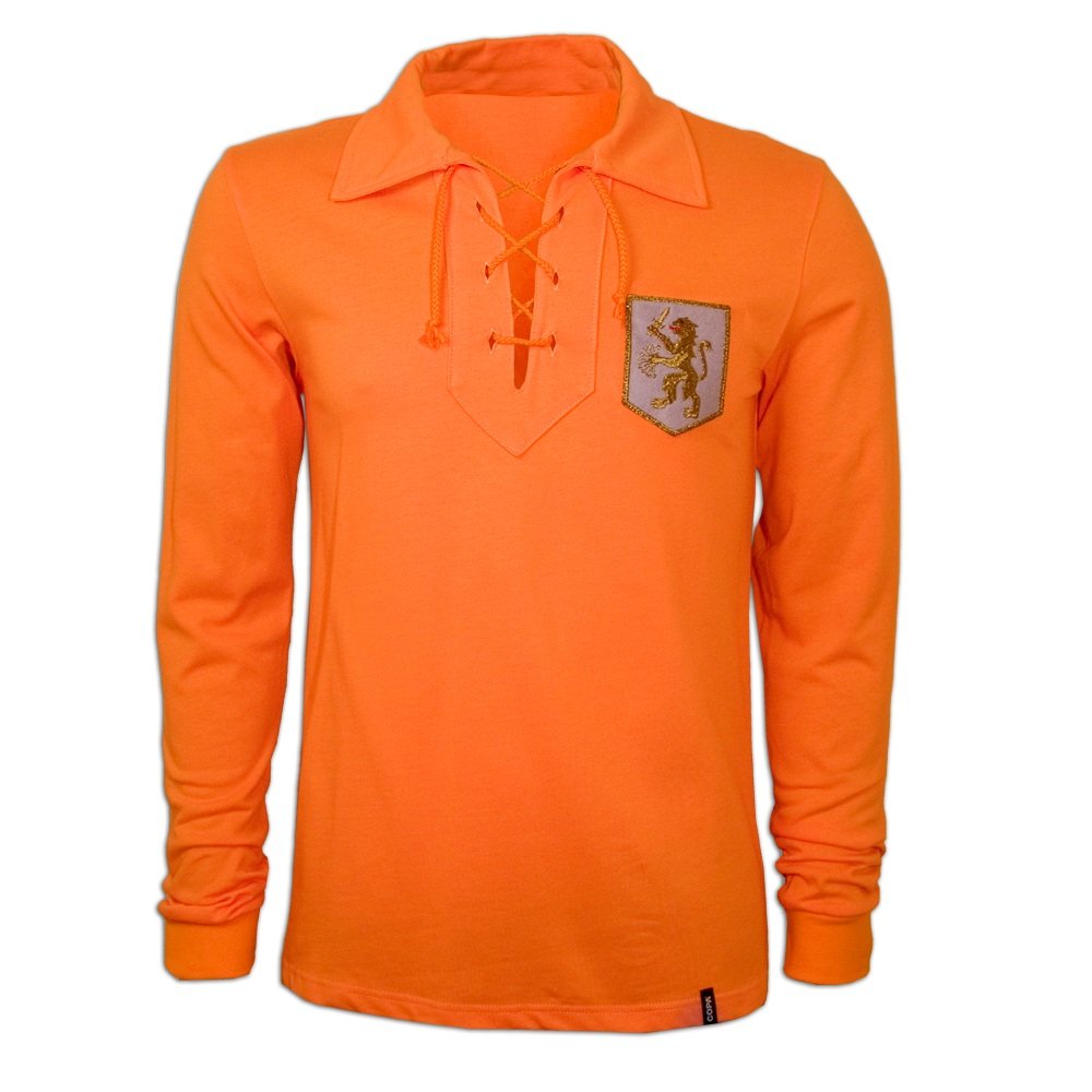Holland 1950s L/S Retro Football Shirt  - (in stock)-L