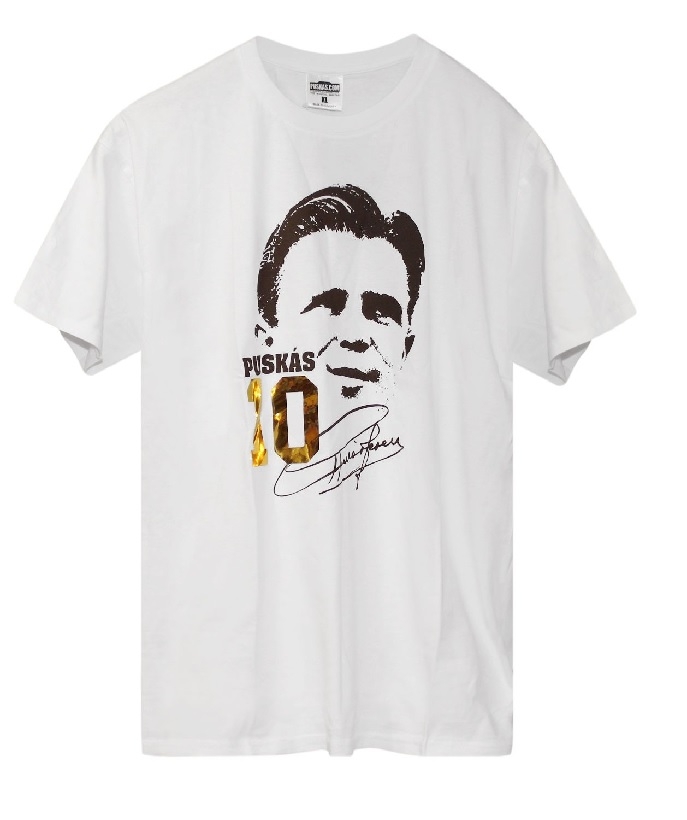 Ungarn T-shirt - Puskas 10-M til en god pris!