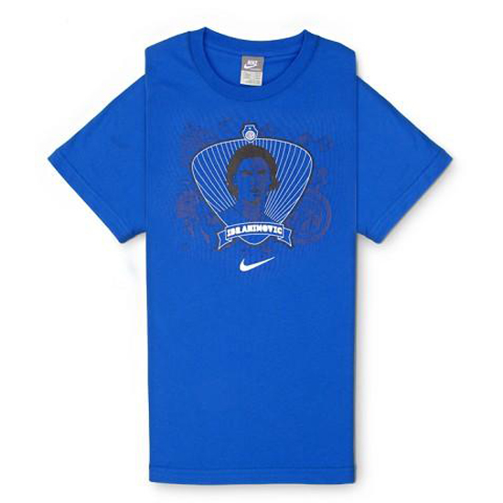 Inter t-shirt Ibrahimovic 2009 - Blå til fantastisk pris!