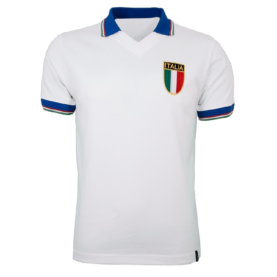 Italiensk retro ude trøje 1982 – Fodboldhistorie på lager!