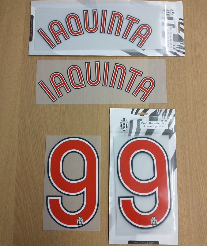 Juventus Hjemme Tryk 2007/08 - Iaquinta 9 til Fans