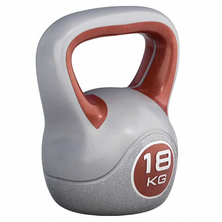 Elegant 18 kg Kettlebell i plast til træning