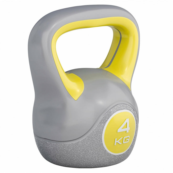 Elegant 4 kg Kettlebell i plast til stilfuld træning