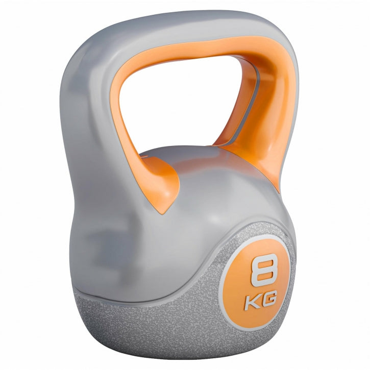 Elegant 8 kg Kettlebell i plast til træning derhjemme