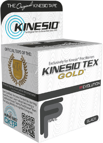 Kinesio Tex Gold FP Sort Tape – Optimal Skadeforebyggelse