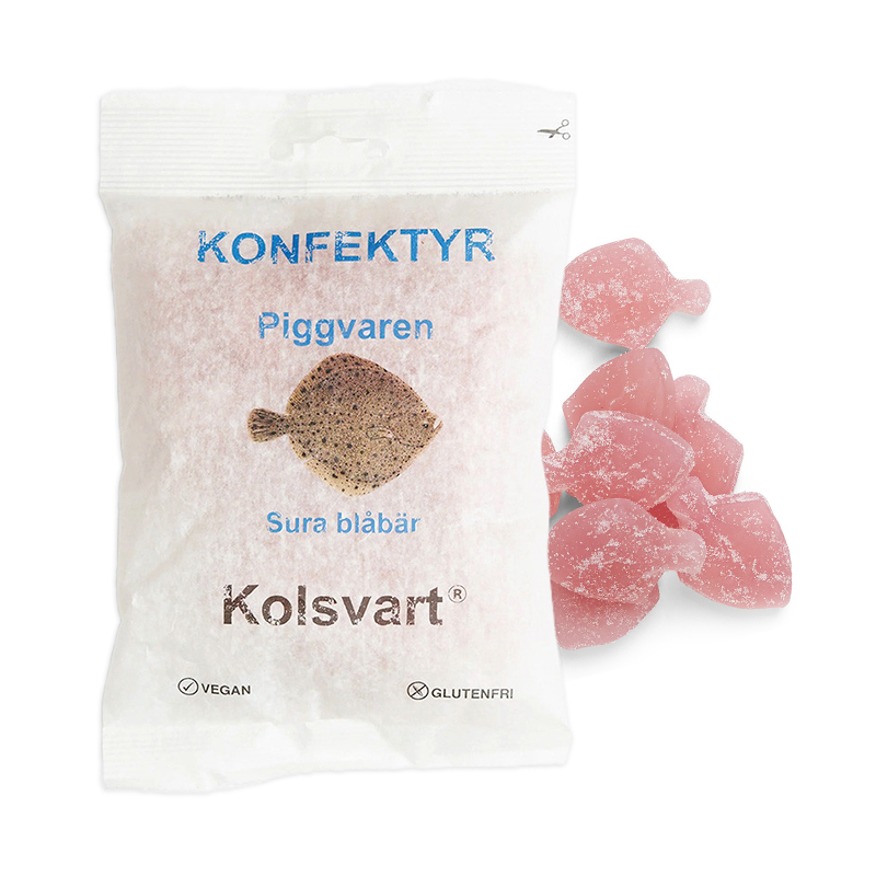 Kolsvart – Syrlige Blåbær Lakridsfisk Snacktilbud!