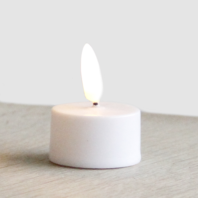 LUCE LED Fyrfadslys (Hvid) – Elegant og Sikkert Lys