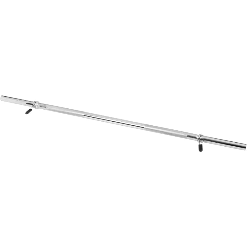 Lang vægtstang 120 cm - 30mm til hjemmetræning på tilbud!