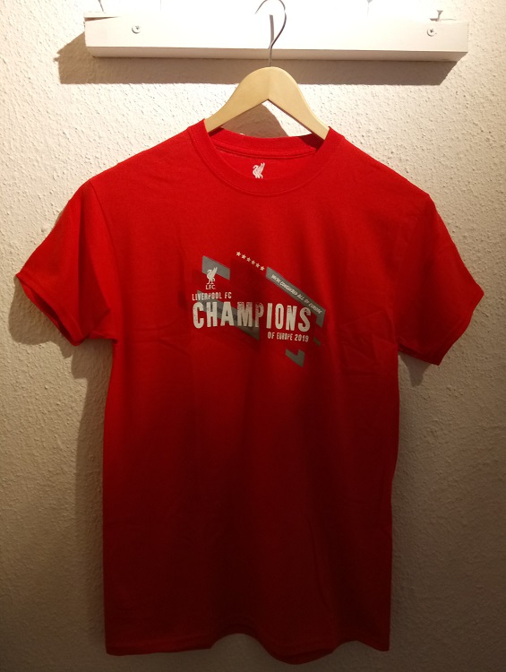 Liverpool Champions Europe Junior T-shirt - God pris!