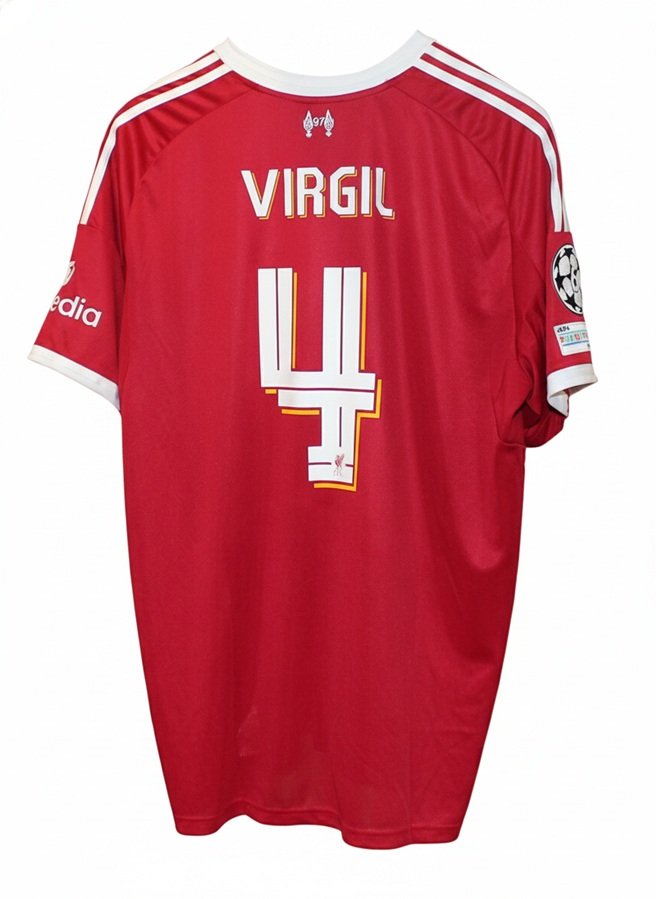 Liverpool home jersey 2025/26 - VIRGIL 4 - Error !-XXL