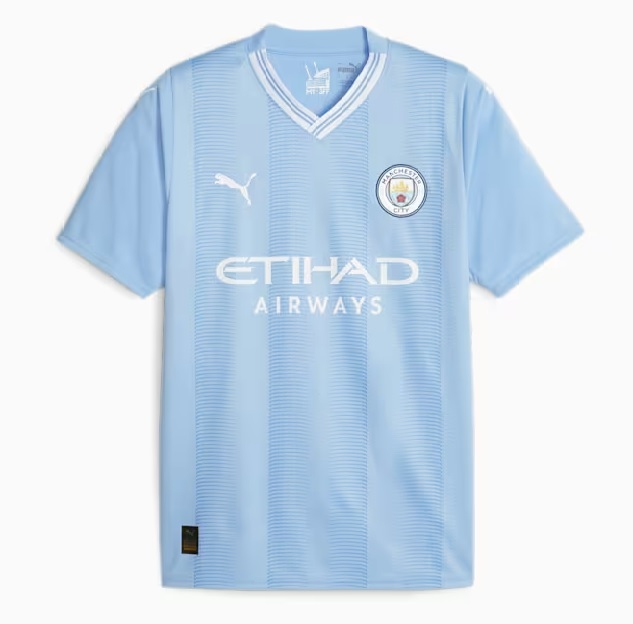 Manchester City hjemme trøje 2023/24 - mænds tilbud