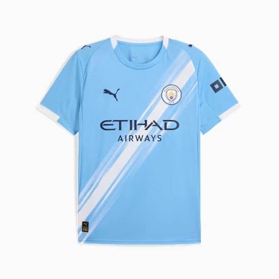 Manchester City hjemme trøje 2025/26 – mænds-M tilbud