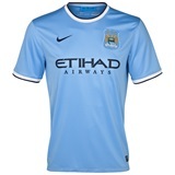 Manchester City hjemmebanetrøje til kvinder 2013/14