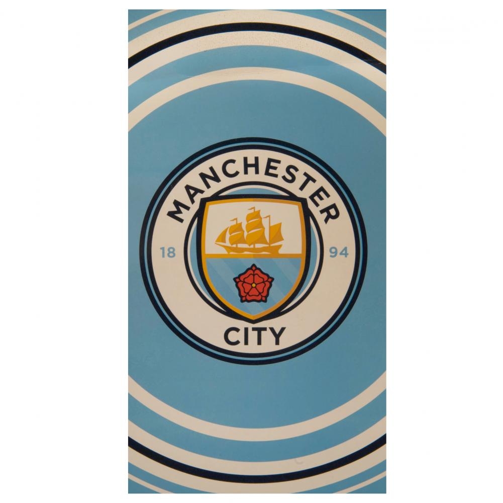 Manchester City håndklæde - Pulse - Officiel klubdesign!