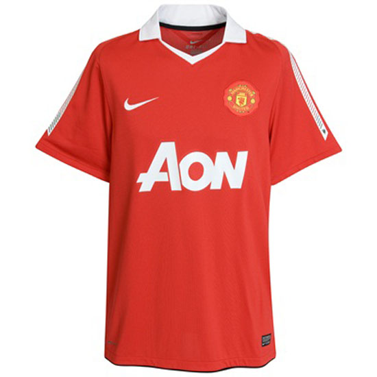 Manchester United hjemme trøje 2010/11 til børn - tilbud!
