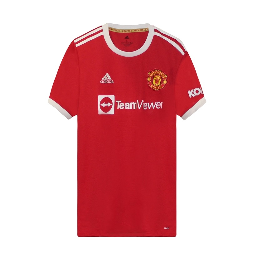 Manchester United hjemmebanetrøje 2021/22 med Premier League mærke