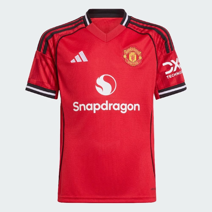Manchester United hjemmebane trøje 2025/26 - ungdomsmodel