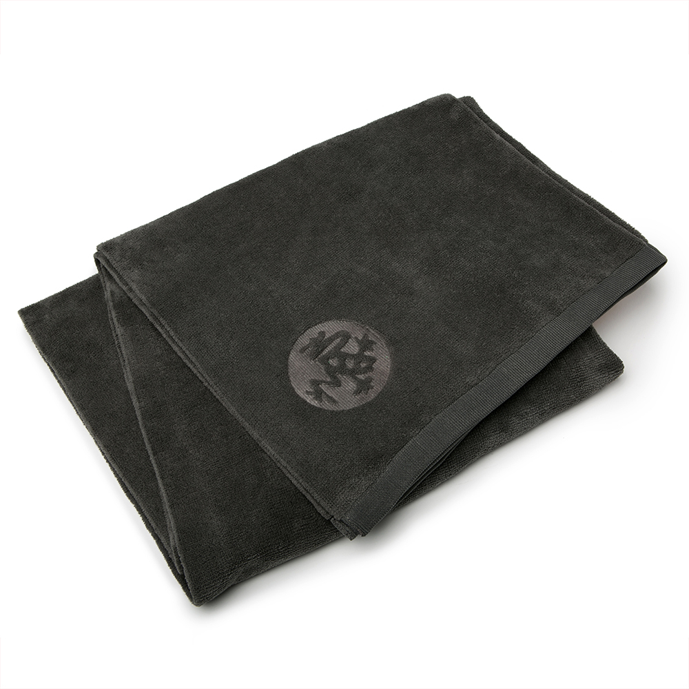 Manduka eQua Yoga Mat håndklæde (Grå/Thunder)