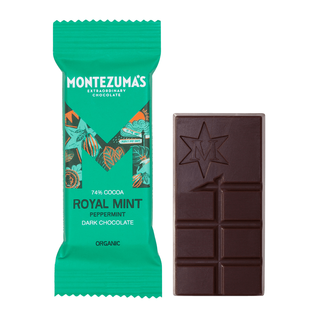 Montezumas Mini Bar - Økologisk Chokolade med Mynte