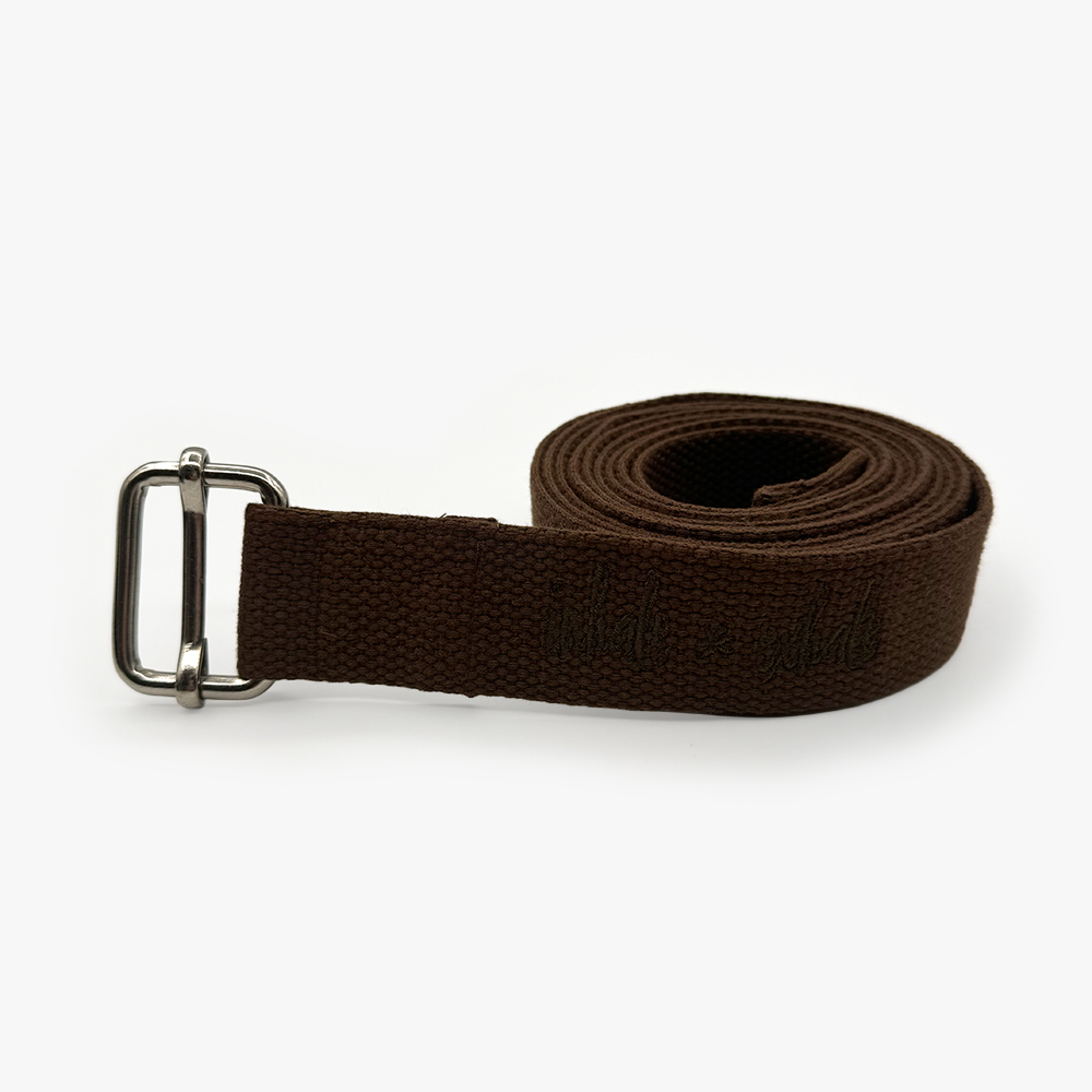 Mukti yogabælte (Espresso - 3,7 cm)