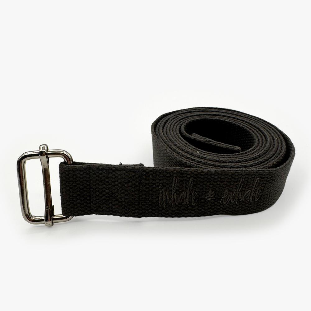 Mukti yogabælte (Mørkegrå - 3,7 cm)