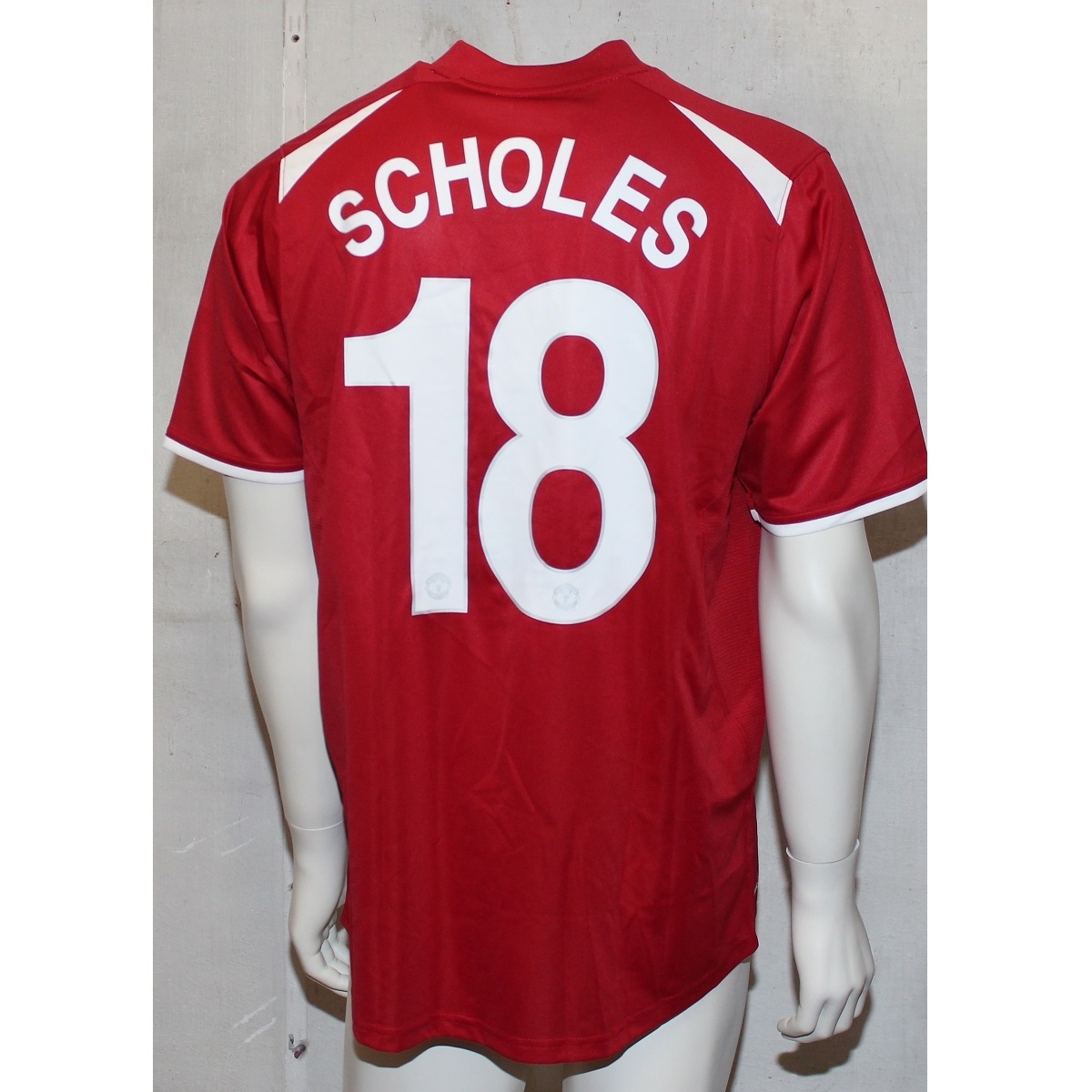 Nike teamsport trøje - Scholes 18 - flag-L på tilbud!
