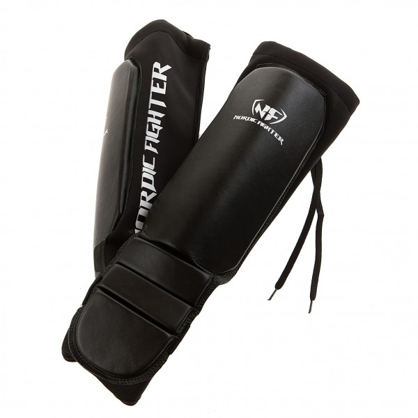 Nordic Fighter Grappling Benskinner i Kunstlæder - Tilbud!