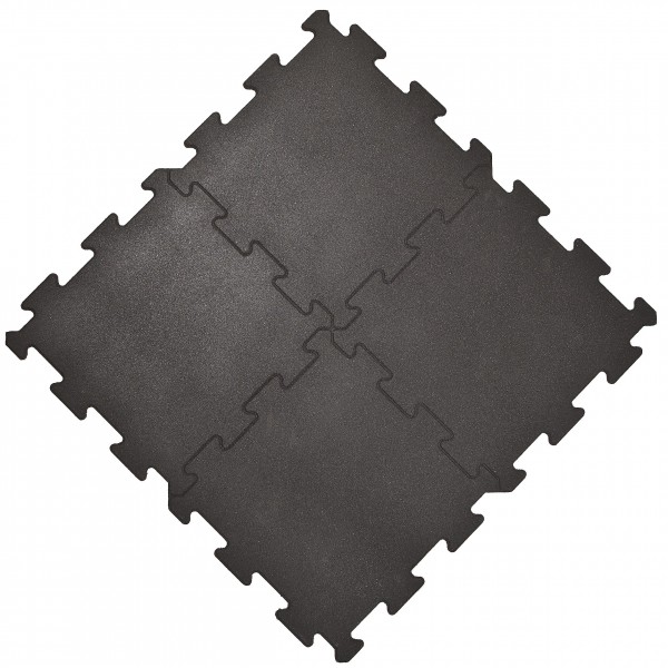 Nordic Fighter Gummi Gulvbeskyttere - Fitnessgulv Sort 40mm