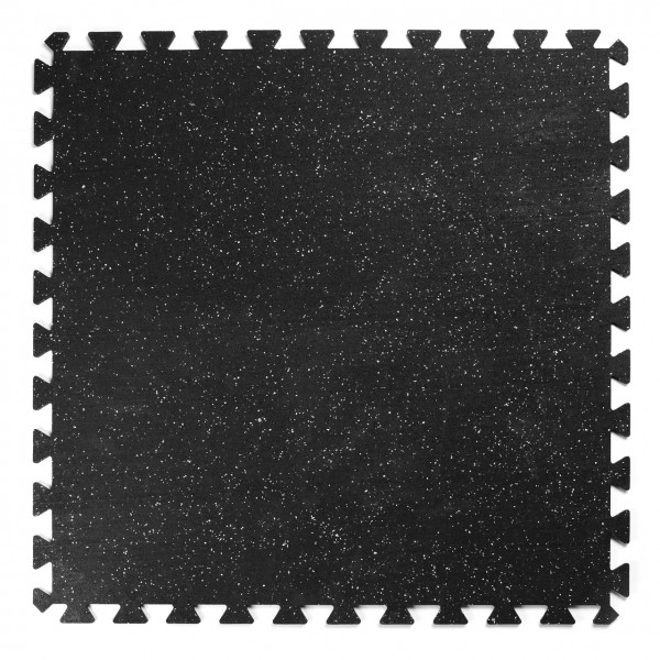 Nordic Fighter Gummi Fitnessgulv 10mm - Black/White Tilbud