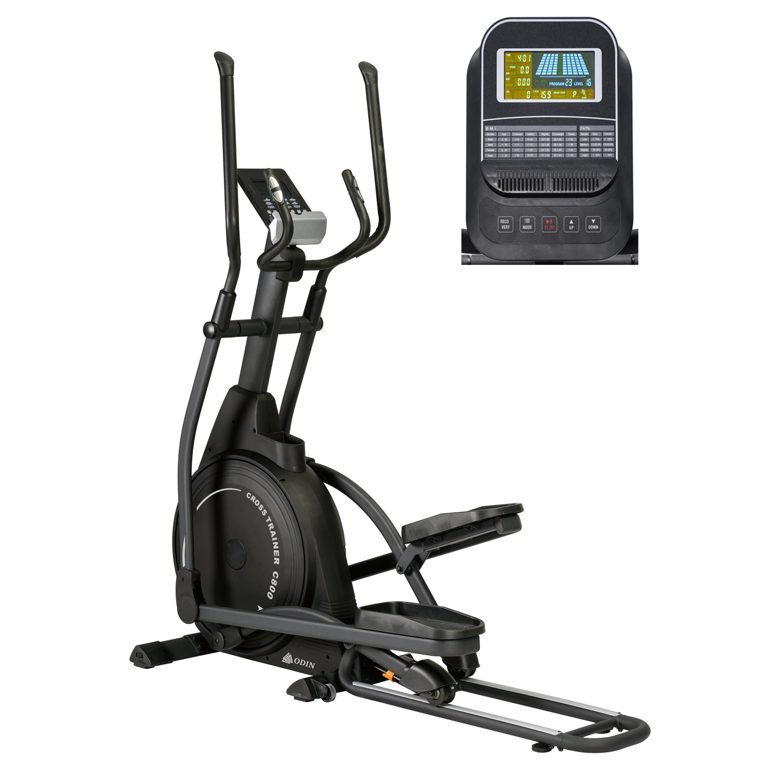 Odin C800 Foldbar Crosstrainer – Effektiv Træning Hjemme