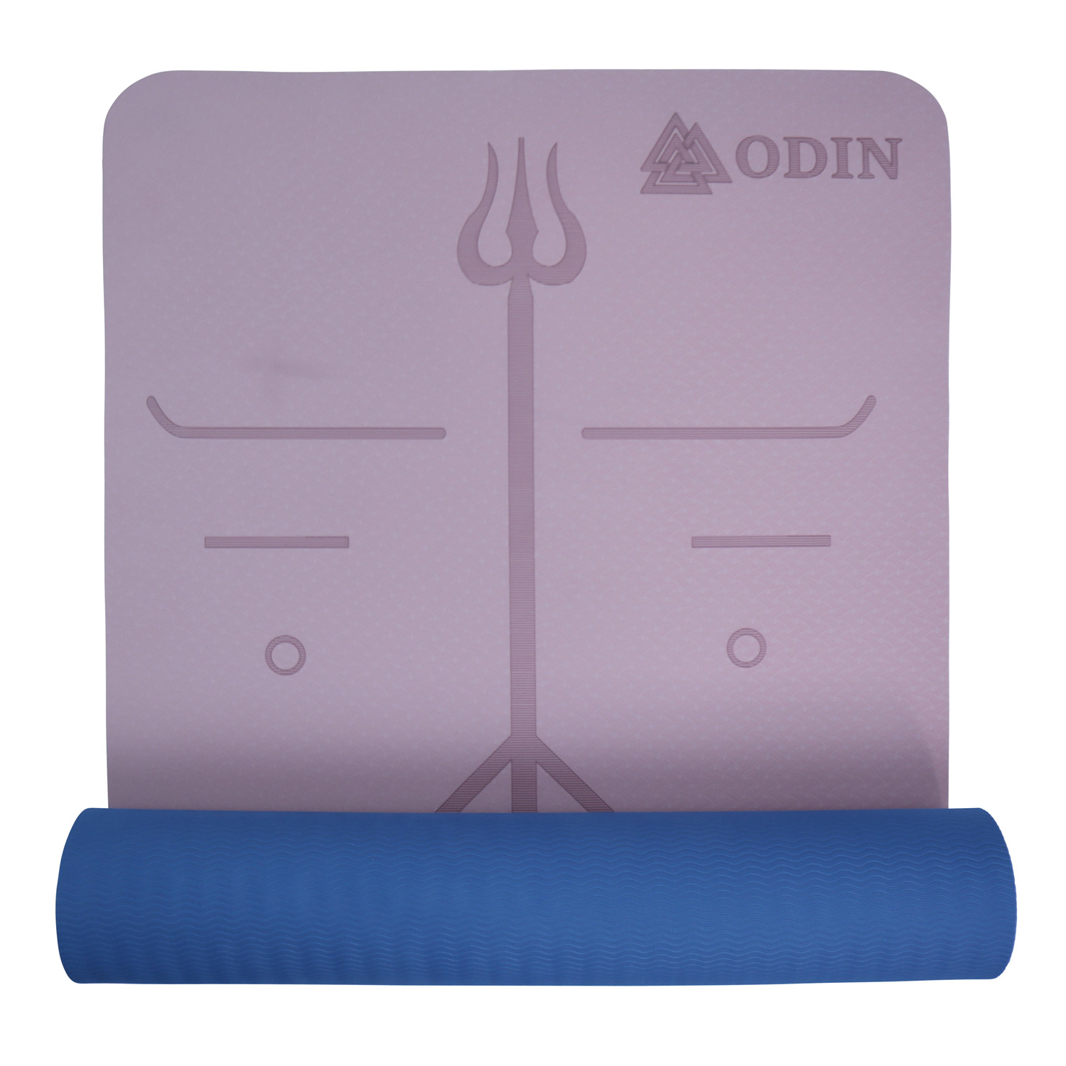 Odin Dual Pink/Blue TPE Yogamåtte – Høj Kvalitet 0,6cm