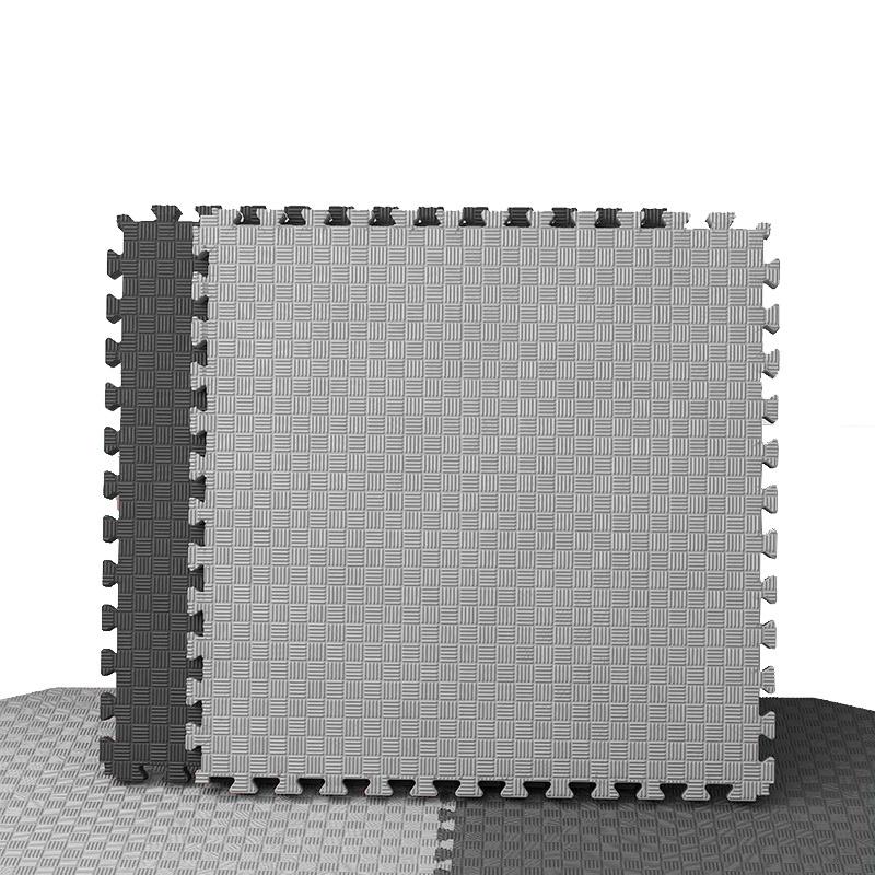 Odin Fitnessgulv 1000x1000x40 mm - Grå/Sort Tilbud!