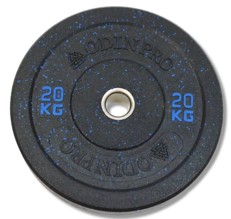 Odin 20kg Vægtskive – Holdbar Bumper Plate til Træning